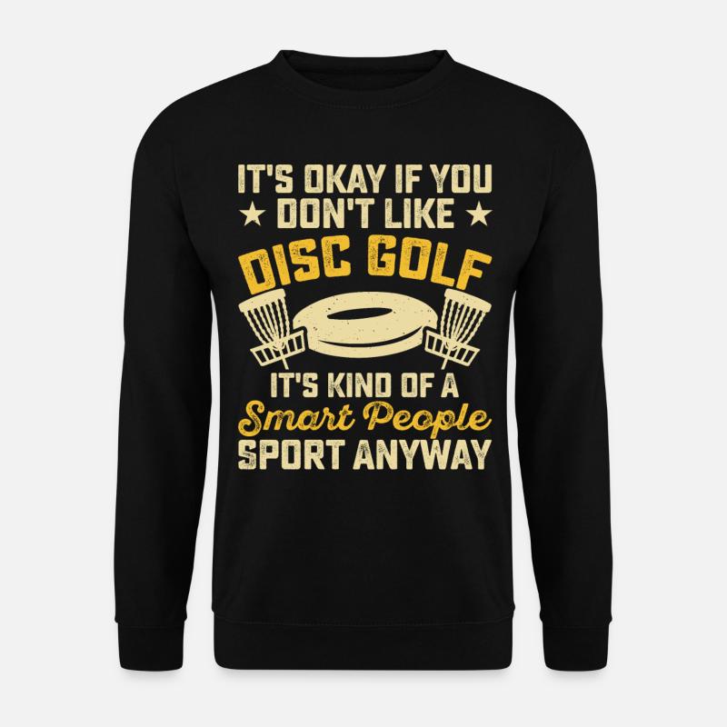 Discgolf Disc Golf - Unisex Pullover - Schwarz