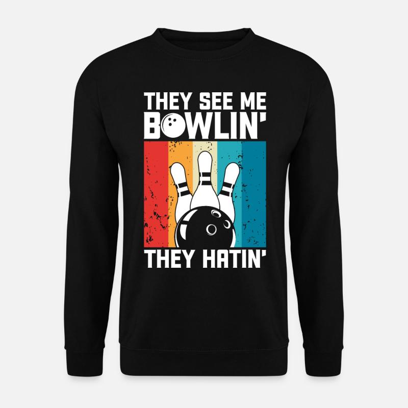 Bowling - Unisex Pullover - Schwarz