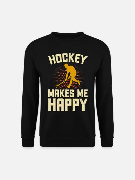 Hockey Eishockey Ice Hockey - Unisex Pullover - Schwarz