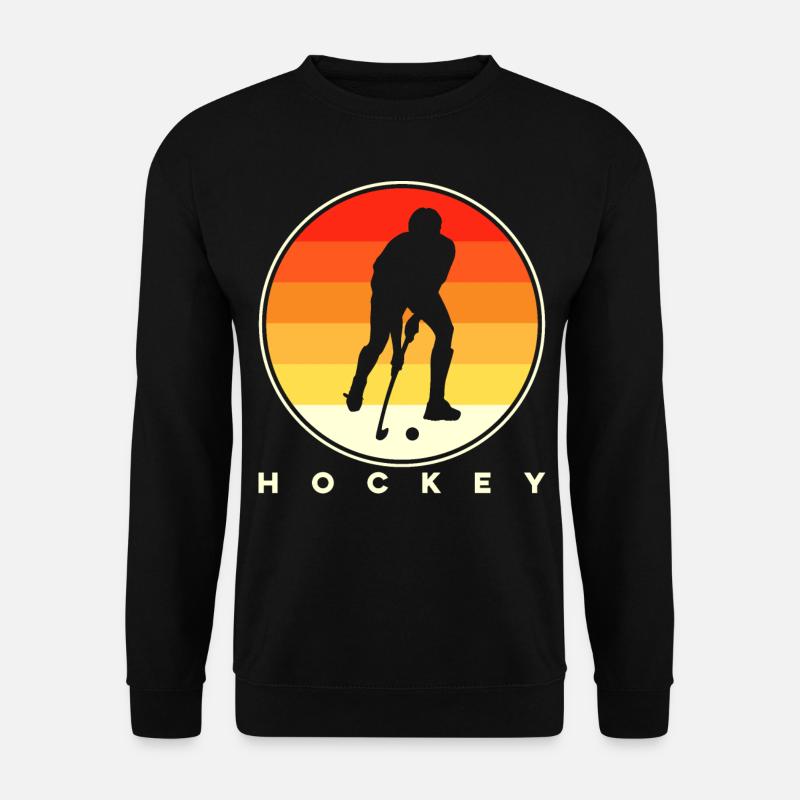 Hockey Eishockey Ice Hockey - Unisex Pullover - Schwarz