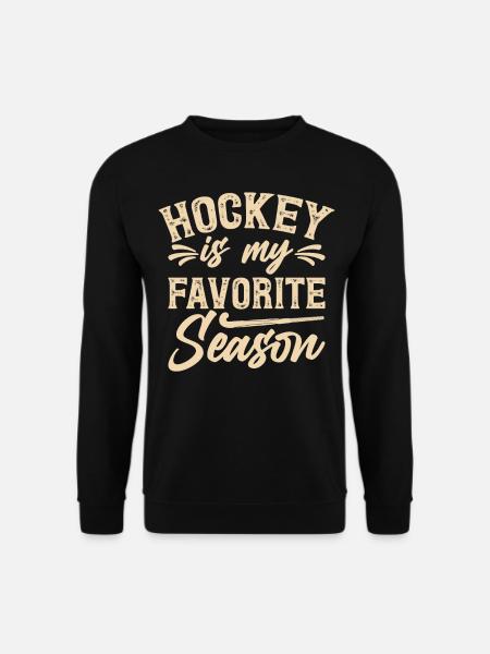 Hockey Eishockey Ice Hockey - Unisex Pullover - Schwarz