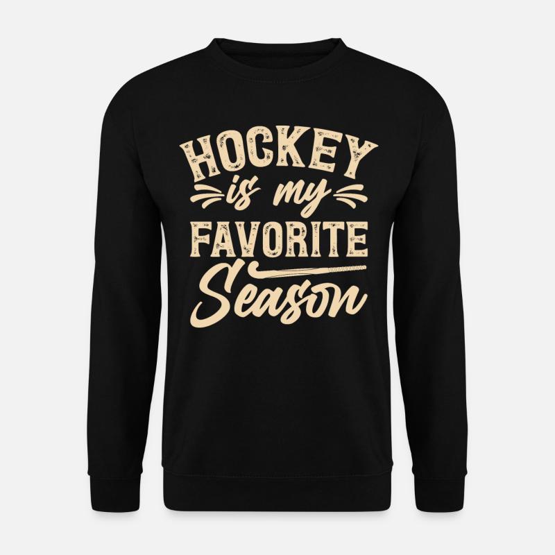 Hockey Eishockey Ice Hockey - Unisex Pullover - Schwarz