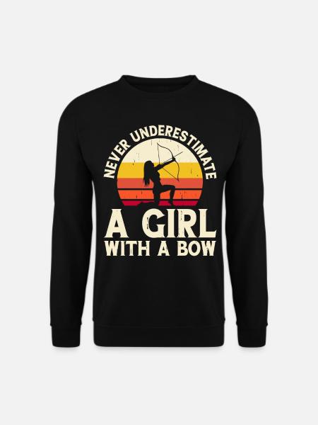 Archer Tir à l’arc - Sweat-shirt Unisexe - noir
