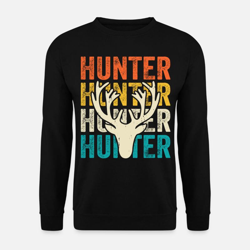 Chasseurs de chasse - Sweat-shirt Unisexe - noir
