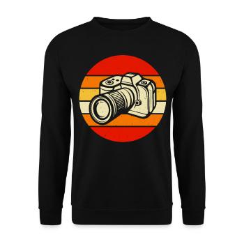 Photographer - Unisex Sweatshirt - black - Front - Alina (178cm) & Michal (187cm)