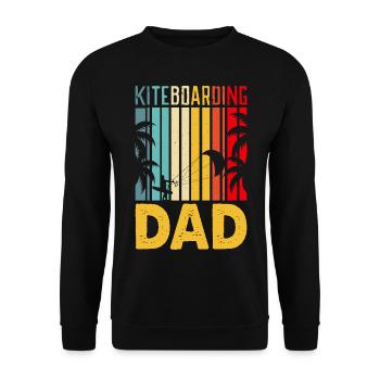 Kitesurf Kitesurfer Kiteboard - Unisex Pullover - Schwarz - Vorne - Alina (178cm) & Michal (187cm)