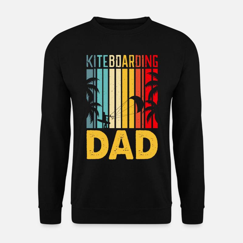 Kitesurf Kitesurfer Kiteboard - Unisex Sweatshirt - black