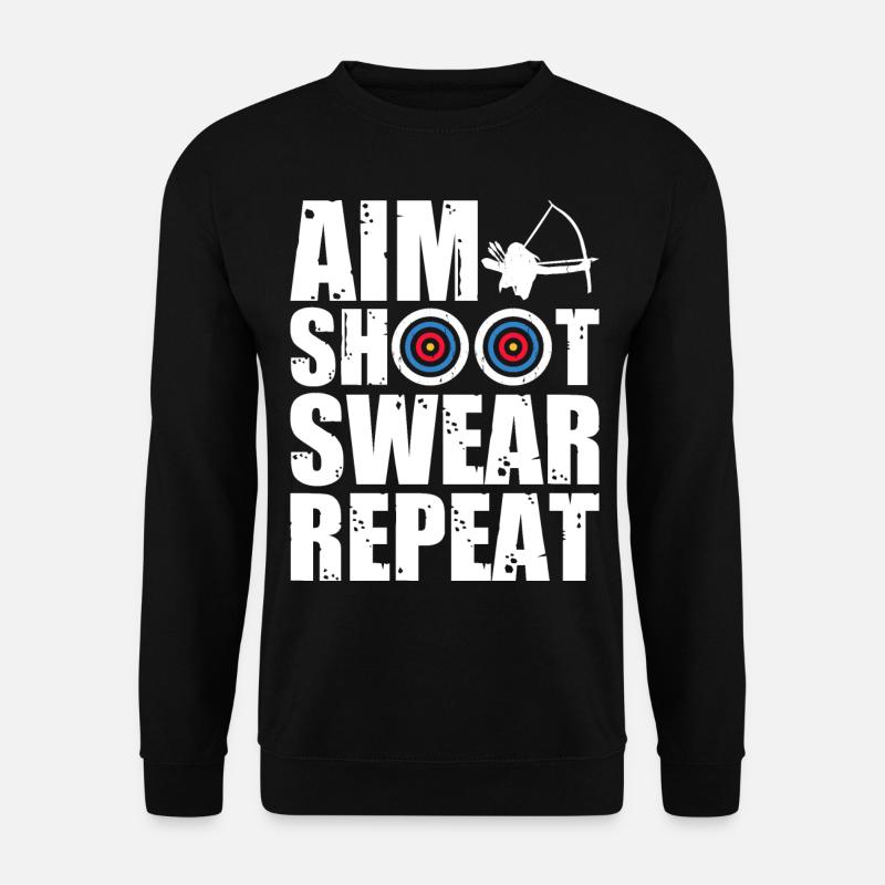Bogenschütze Bogenschießen - Unisex Pullover - Schwarz