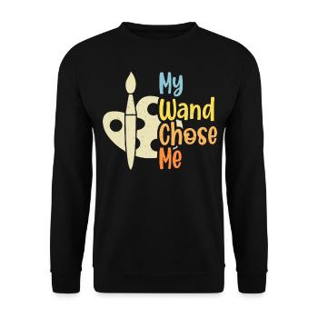 Artist - Unisex Sweatshirt - black - Front - Alina (178cm) & Michal (187cm)