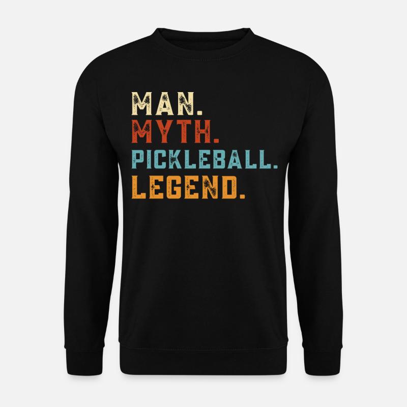 Pickleball - Sweat-shirt Unisexe - noir