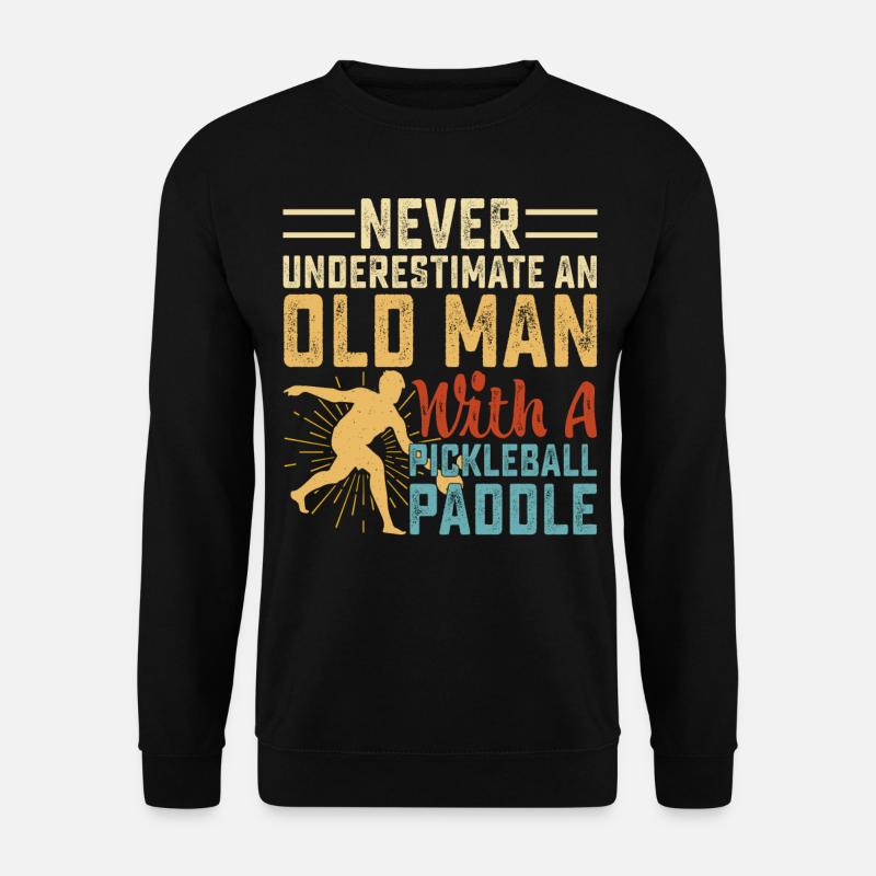 Pickleball - Unisex Pullover - Schwarz
