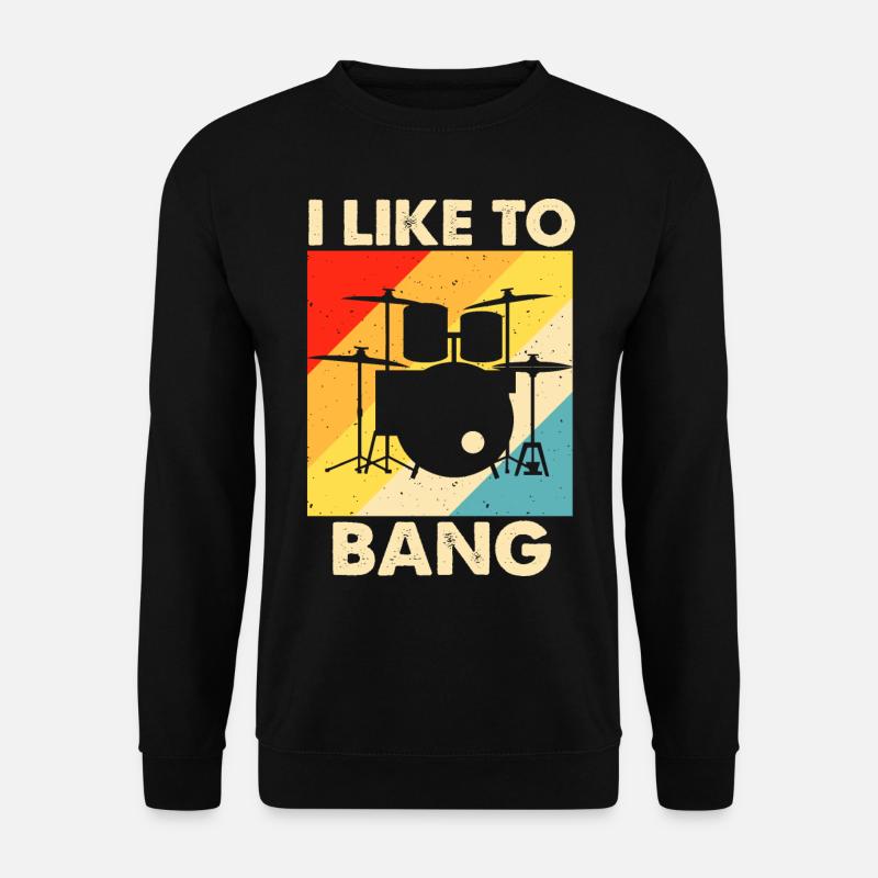 Batterie Batteur Batteur - Sweat-shirt Unisexe - noir