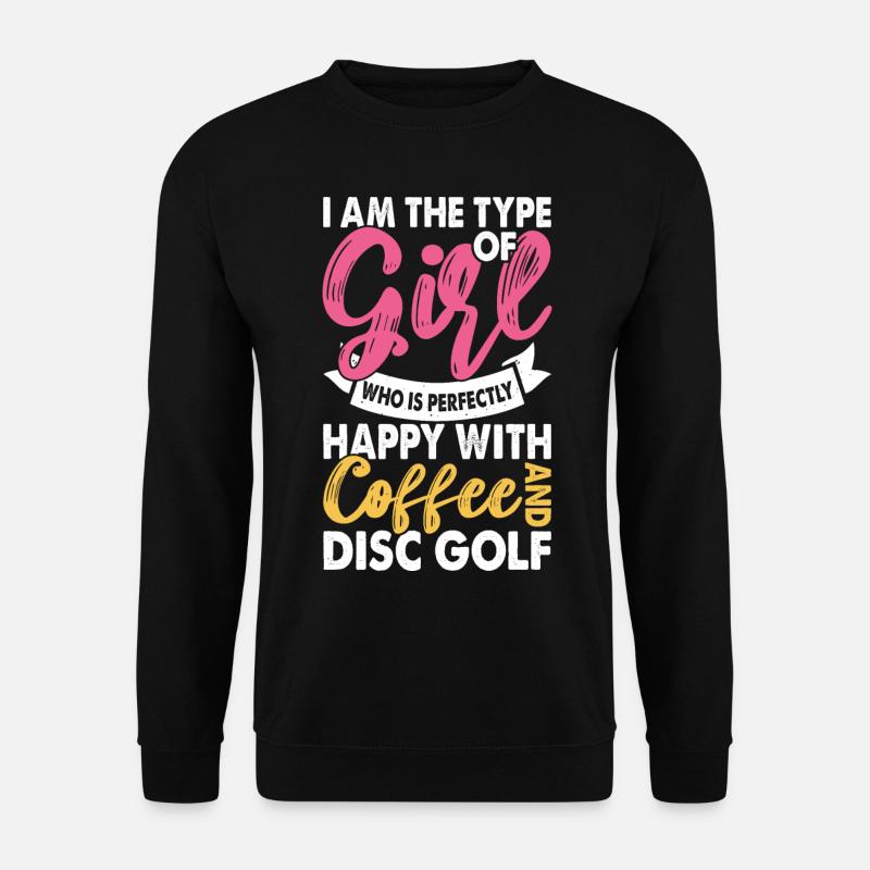 Discgolf Disc Golf - Sweat-shirt Unisexe - noir