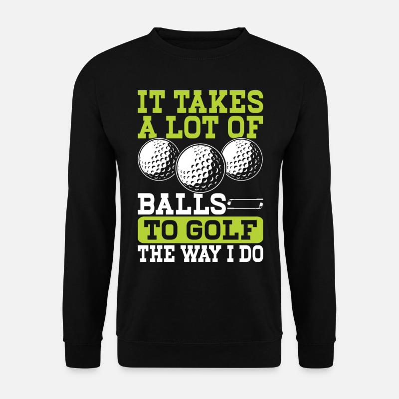 Golf Golfer - Unisex Sweatshirt - black