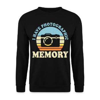 Photographer - Unisex Sweatshirt - black - Front - Alina (178cm) & Michal (187cm)