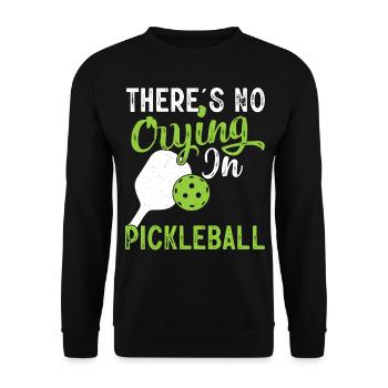 Pickleball - Sweat-shirt Unisexe - noir - Devant - Alina (178cm) & Michal (187cm)