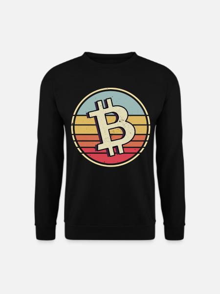 Bitcoin Crypto Cryptocurrency - Unisex Sweatshirt - black