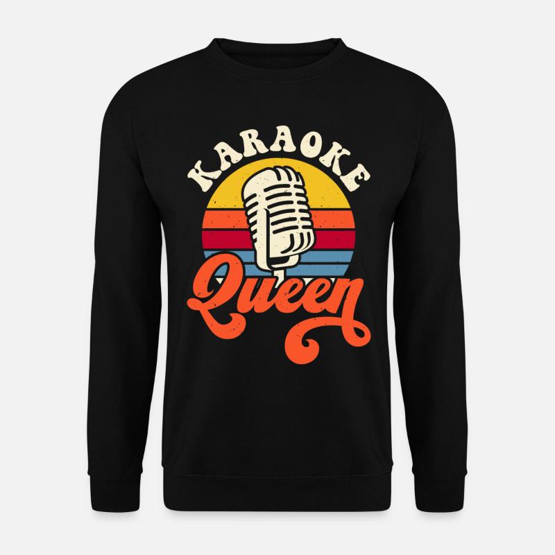 Karaoke Singen - Unisex Pullover - Schwarz