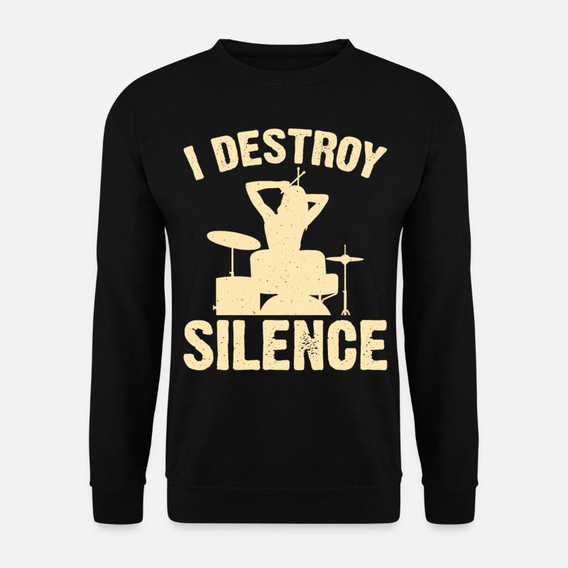 Schlagzeug Schlagzeuger Drummer - Unisex Pullover - Schwarz