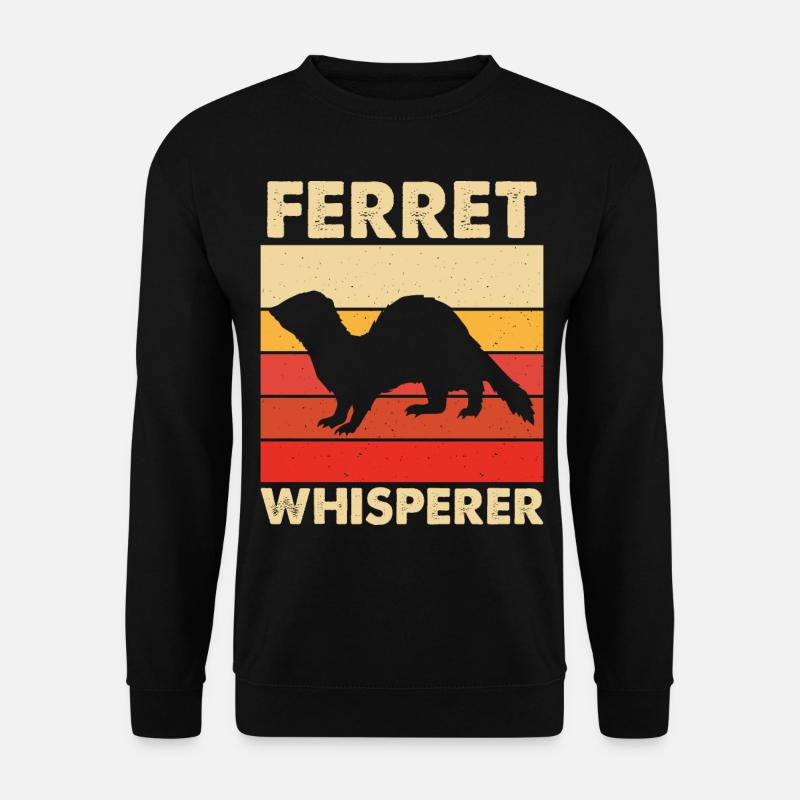 Frettchen - Unisex Pullover - Schwarz