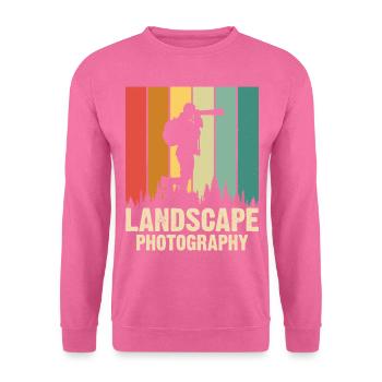Photographe - Sweat-shirt Unisexe - rose - Devant