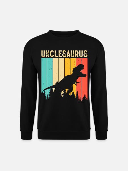 Uncle T Rex Onkelsaurus - Unisex Sweatshirt - black