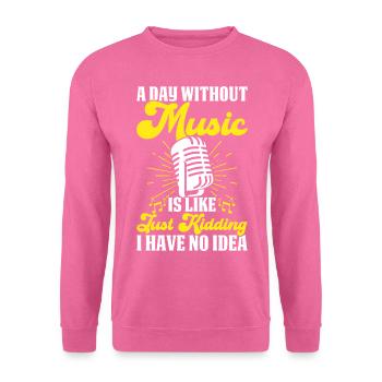Singing Singer - Unisex Sweatshirt - pink - Front