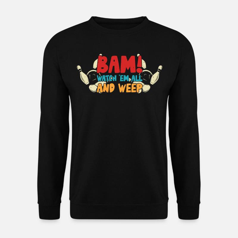 Bowling - Unisex Pullover - Schwarz