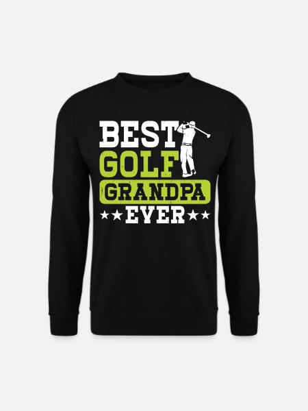 Golf Golfer Opa - Unisex Pullover - Schwarz