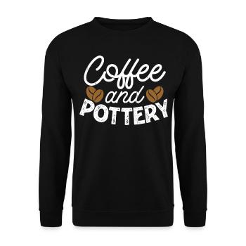 Pottery Pottery Pottery - Unisex Sweatshirt - black - Front - Alina (178cm) & Michal (187cm)