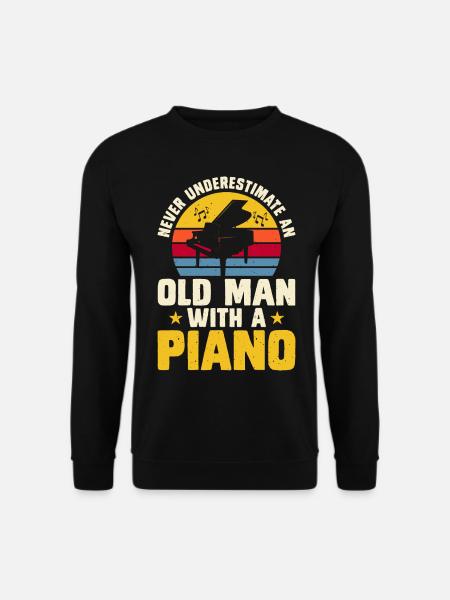 Pianist Piano - Unisex Sweatshirt - black