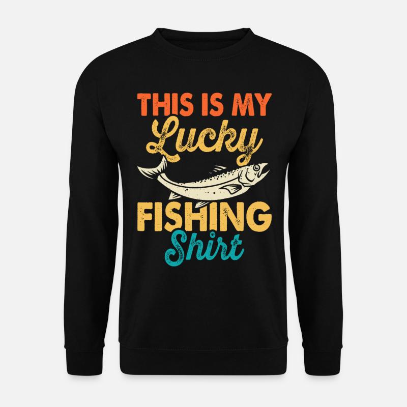 Pêche Pêcheurs Pêche - Sweat-shirt Unisexe - noir