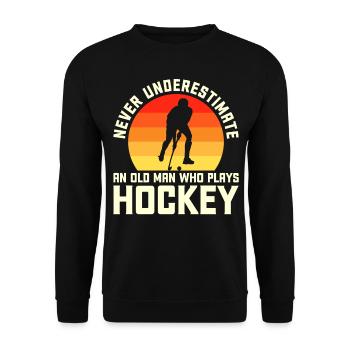Hockey sur glace Eishockey - Sweat-shirt Unisexe - noir - Devant - Alina (178cm) & Michal (187cm)
