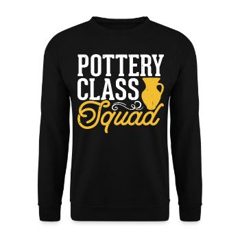 Pottery Pottery Pottery - Unisex Sweatshirt - black - Front - Alina (178cm) & Michal (187cm)