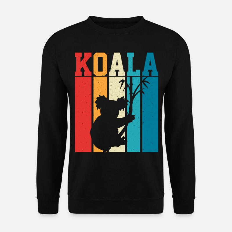 Koala - Unisex Pullover - Schwarz