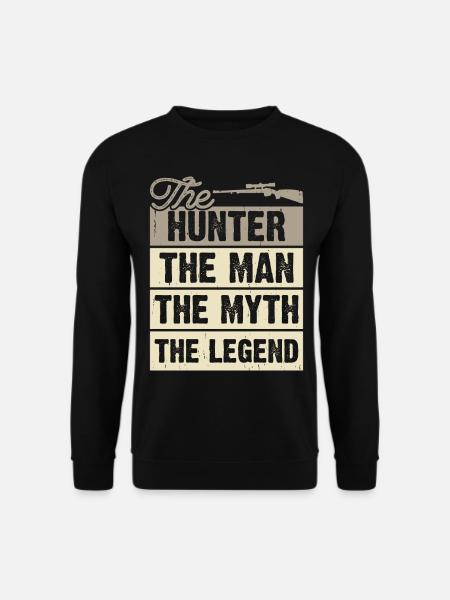 Jagen Jäger - Unisex Pullover - Schwarz