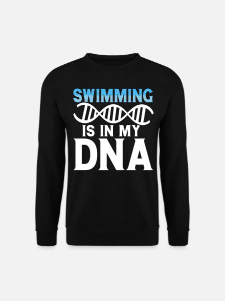 Swimming Float - Unisex Sweatshirt - black