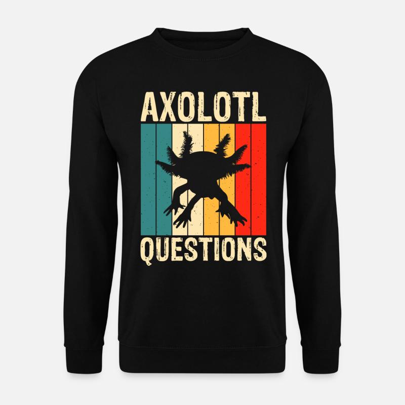 Axolotl Questions - Unisex Sweatshirt - black