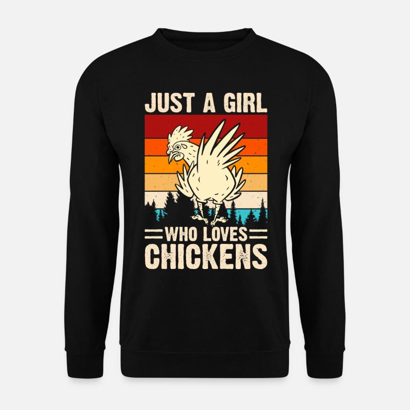 Chickens Chicken - Unisex Sweatshirt - black