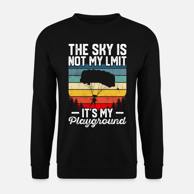 Parachutist - Unisex Sweatshirt - black