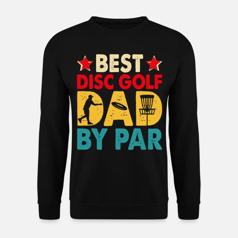 Discgolf Disc Golf Papa Vater - Unisex Pullover - Schwarz
