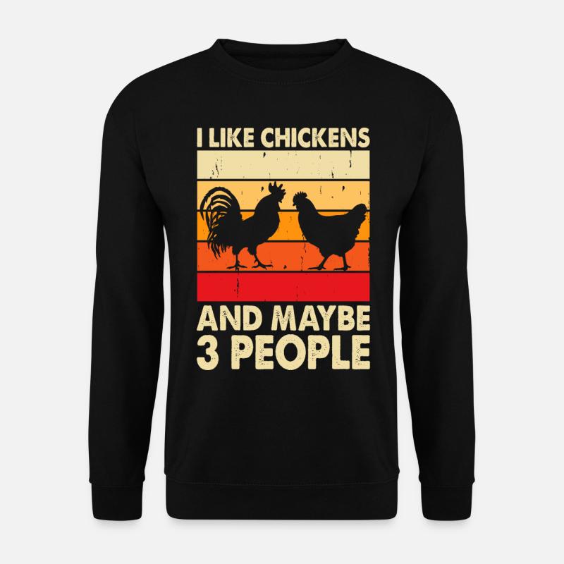 Poulets Poulet - Sweat-shirt Unisexe - noir
