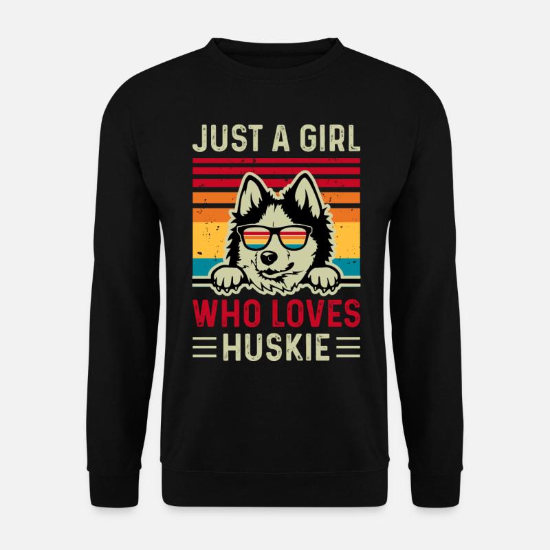 Husky - Unisex Sweatshirt - black