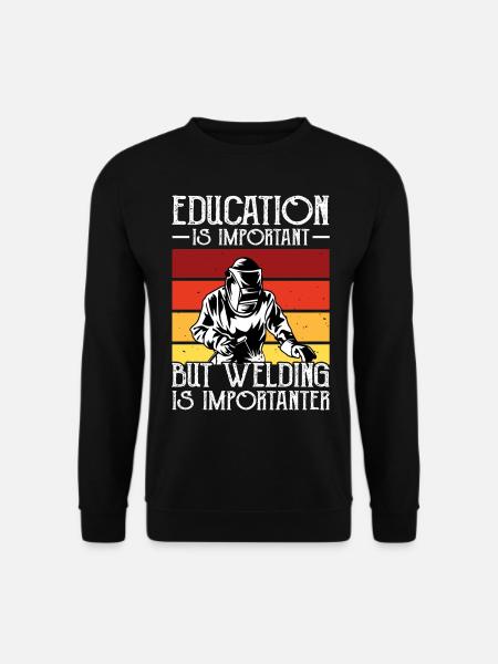 Schweißen Schweißer - Unisex Pullover - Schwarz