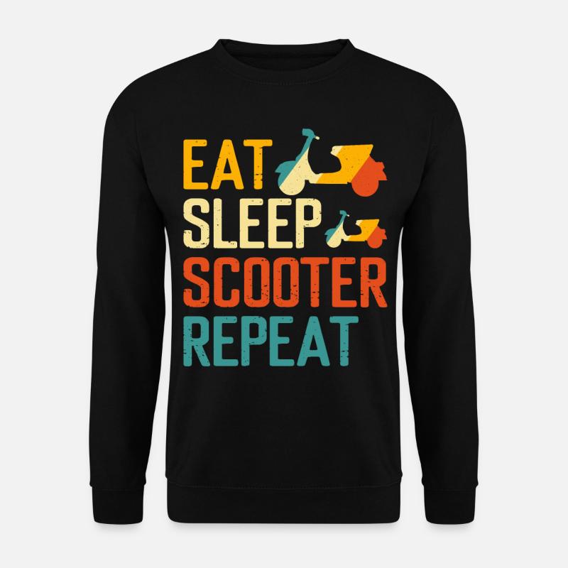Scooter Scooter Rider Scooter - Unisex Sweatshirt - black