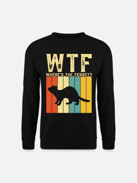 Ferret - Unisex Sweatshirt - black