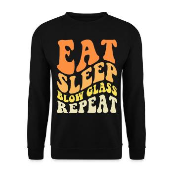 Souffleur - Sweat-shirt Unisexe - noir - Devant - Alina (178cm) & Michal (187cm)