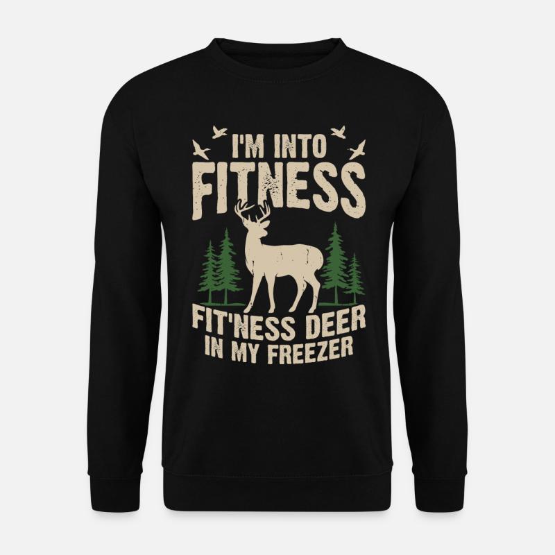 Hunting hunter deer - Unisex Sweatshirt - black