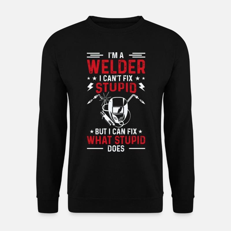 Schweißen Schweißer - Unisex Pullover - Schwarz