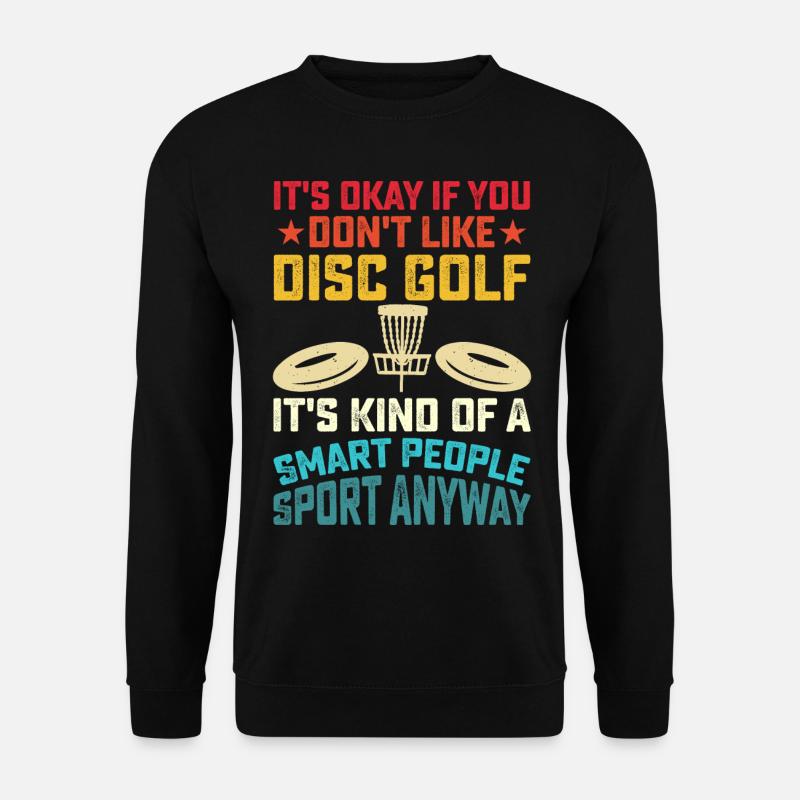 Discgolf Disc Golf - Sweat-shirt Unisexe - noir